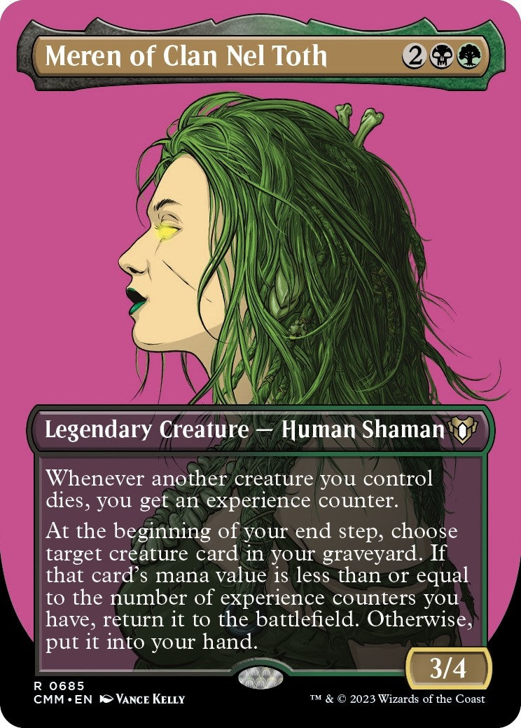 Meren of Clan Nel Toth (Borderless) (685) (Commander Masters)