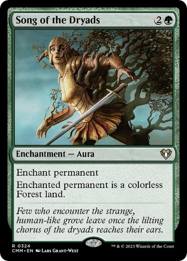 Song of the Dryads (324) (Commander Masters)