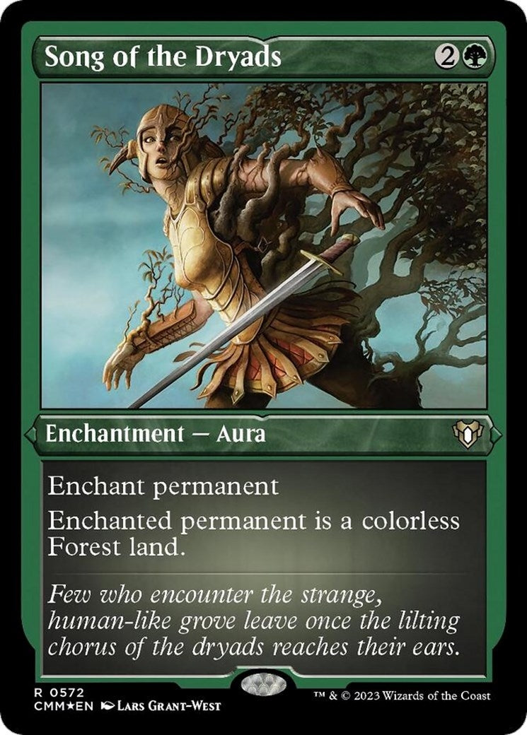 Song of the Dryads (Foil Etched) (572) (Commander Masters)