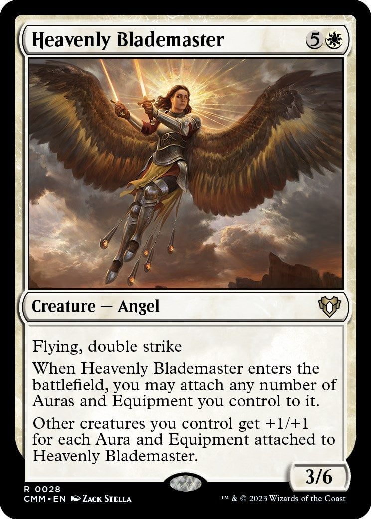 Heavenly Blademaster (28) (Commander Masters)