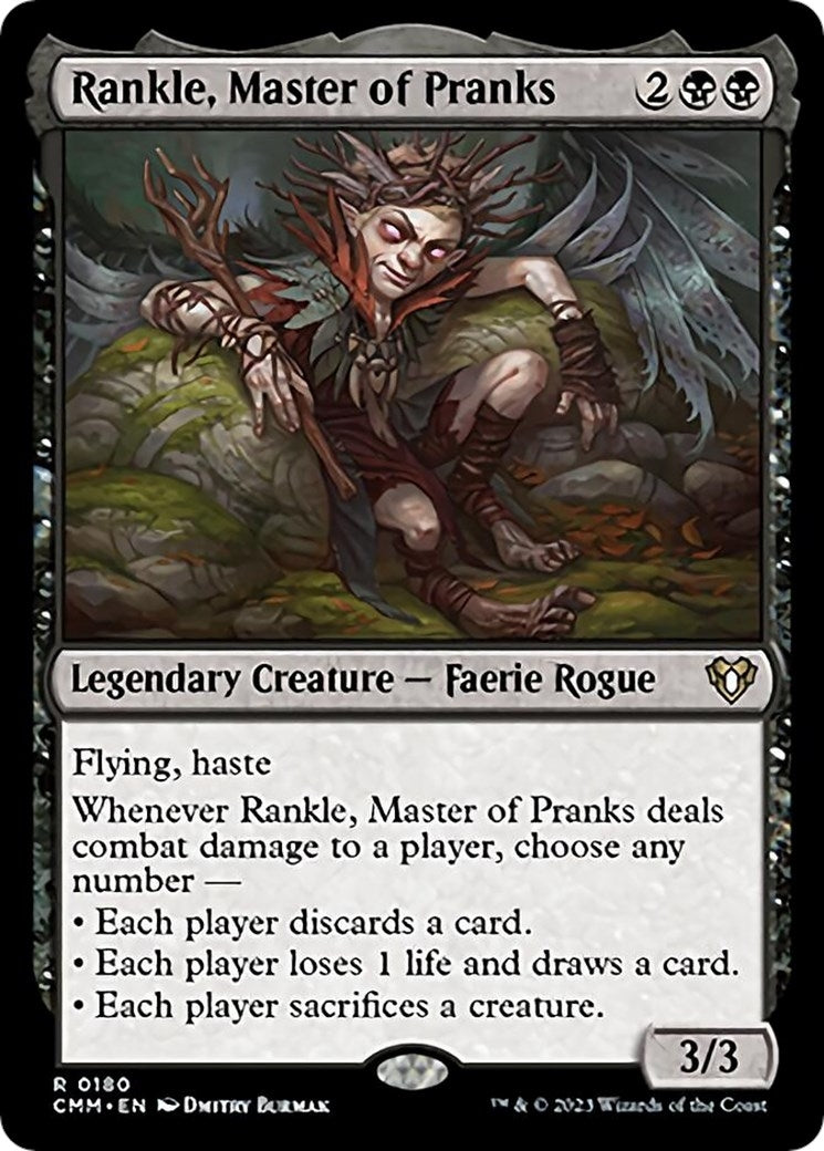 Rankle, Master of Pranks (180) (Commander Masters)