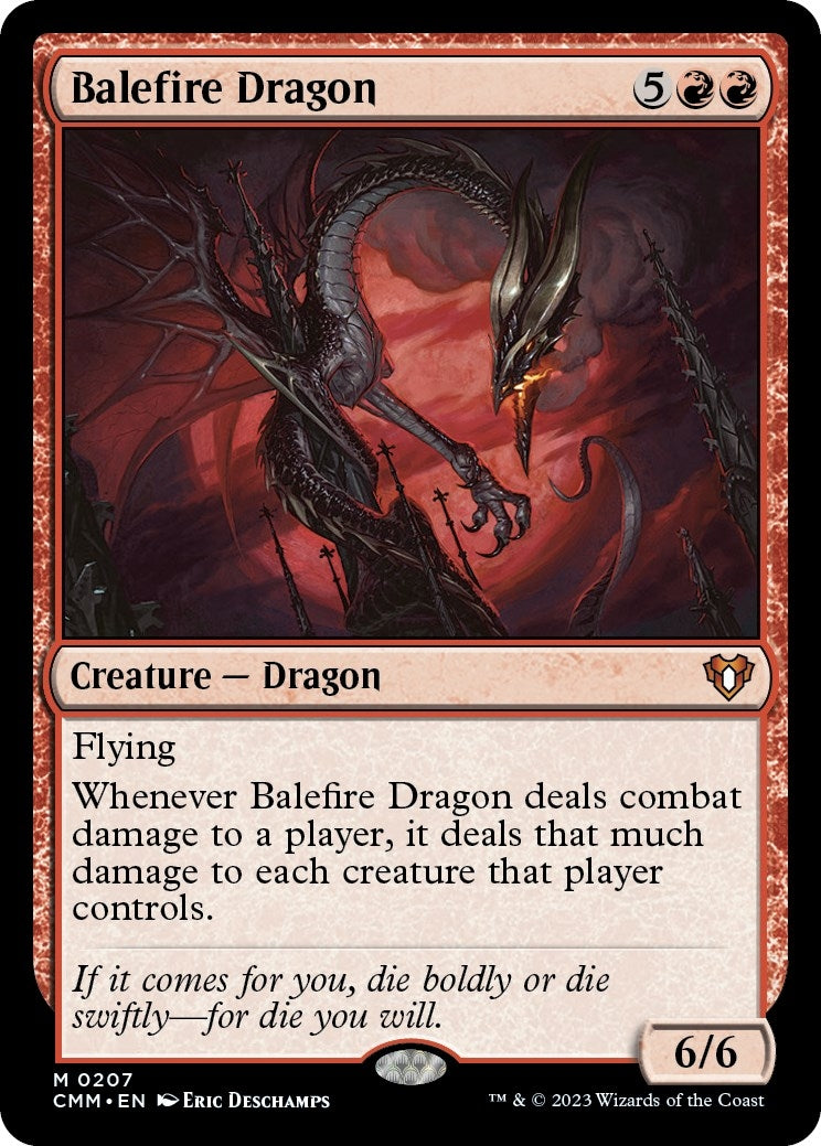 Balefire Dragon (207) (Commander Masters)