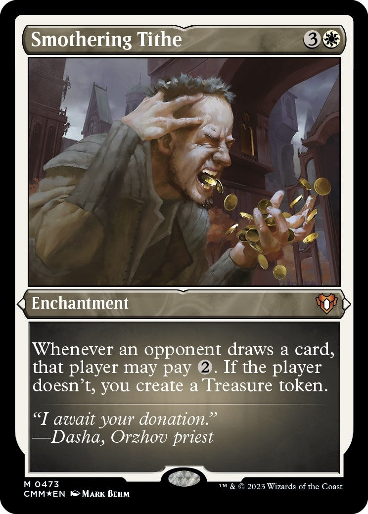 Smothering Tithe (Foil Etched) (473) (Commander Masters)
