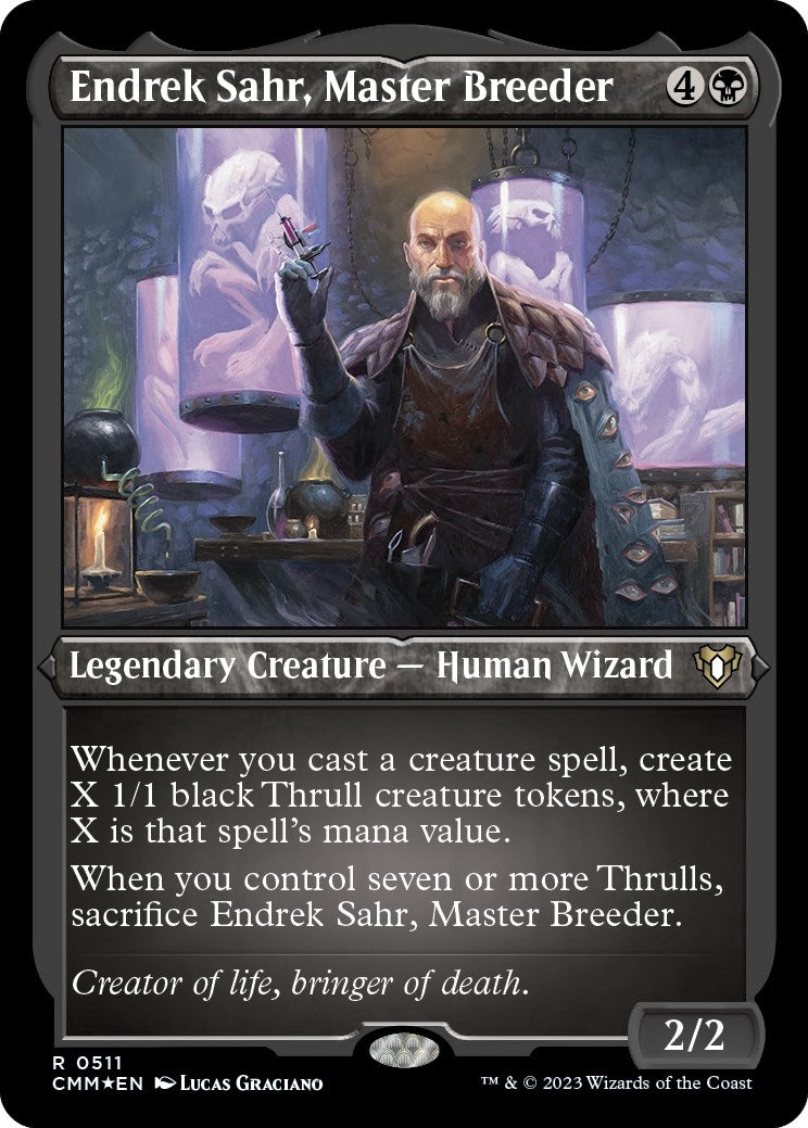 Endrek Sahr, Master Breeder (Foil Etched) (511) (Commander Masters)