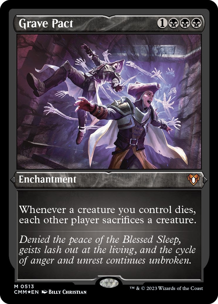 Grave Pact (Foil Etched) (513) (Commander Masters)