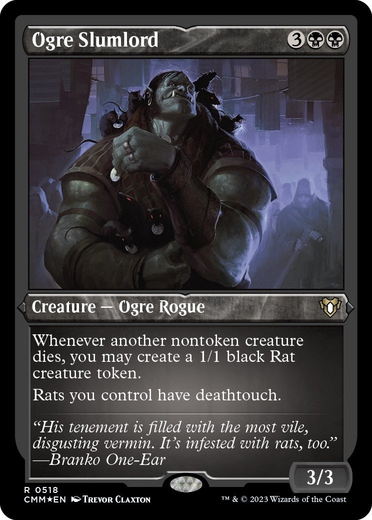 Ogre Slumlord (Foil Etched) (518) (Commander Masters)