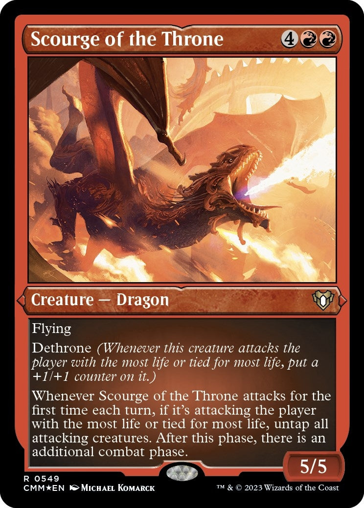 Scourge of the Throne (Foil Etched) (549) (Commander Masters)