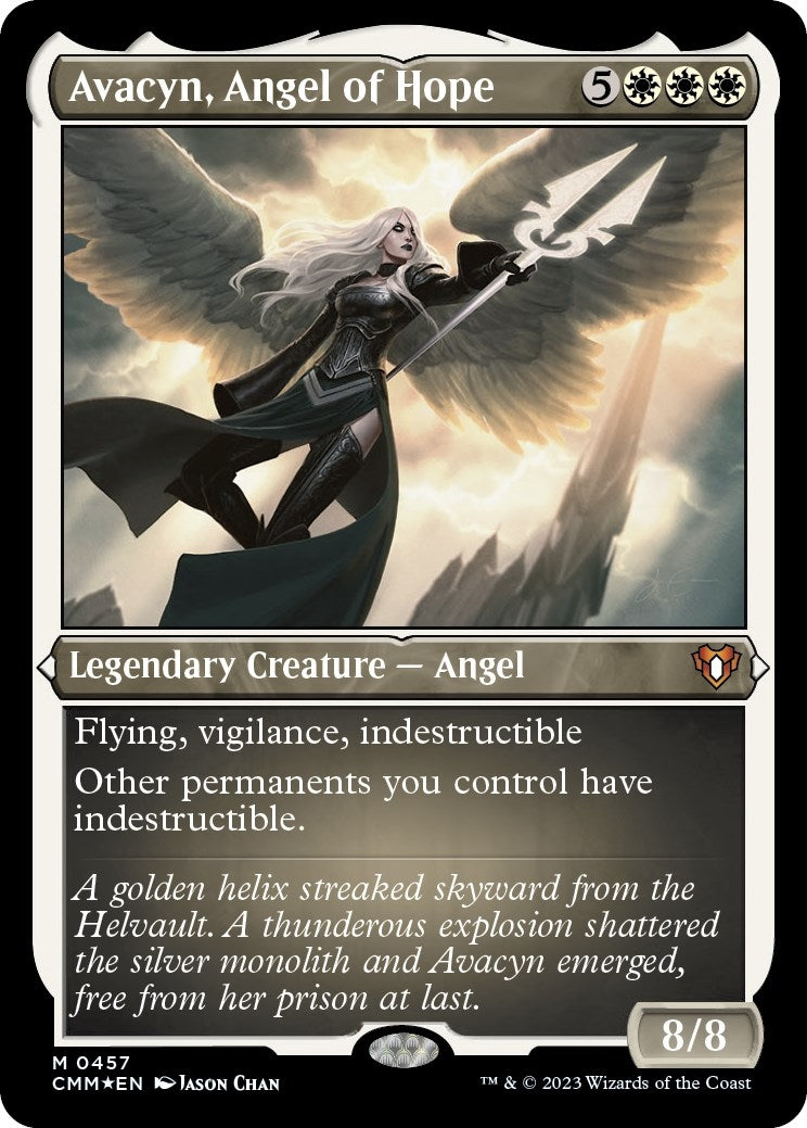 Avacyn, Angel of Hope (Foil Etched) (457) (Commander Masters)