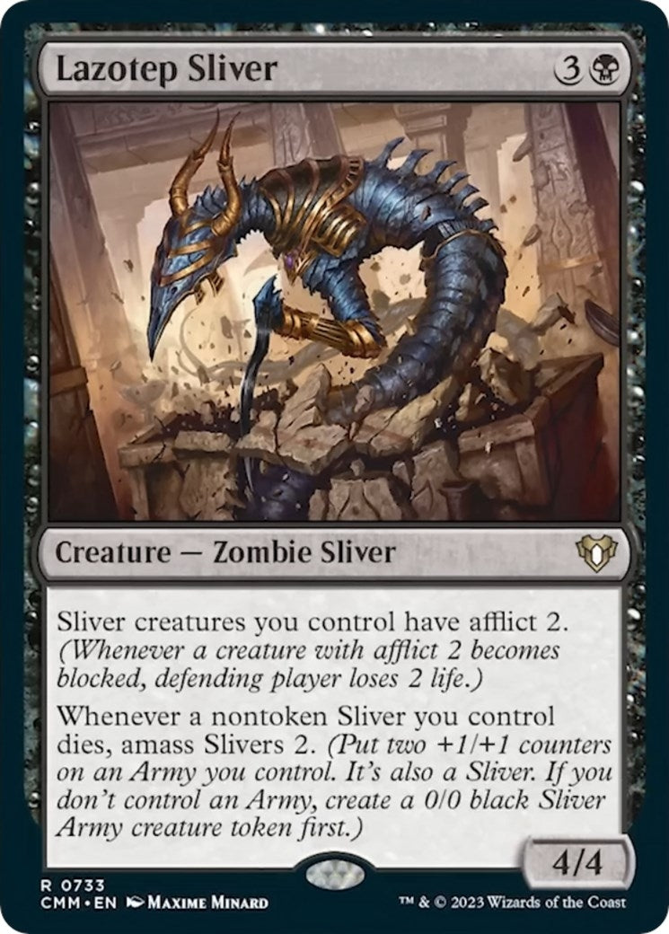 Lazotep Sliver (733) (Commander Masters)