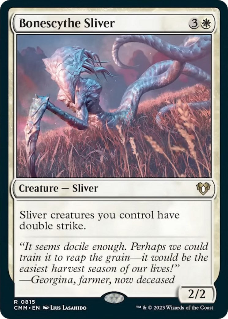 Bonescythe Sliver (815) (Commander Masters)