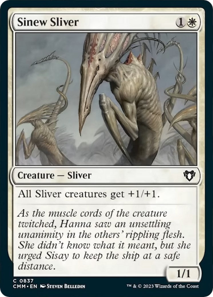 Sinew Sliver (837) (Commander Masters)
