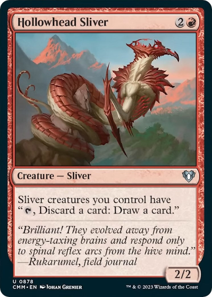Hollowhead Sliver (878) (Commander Masters)