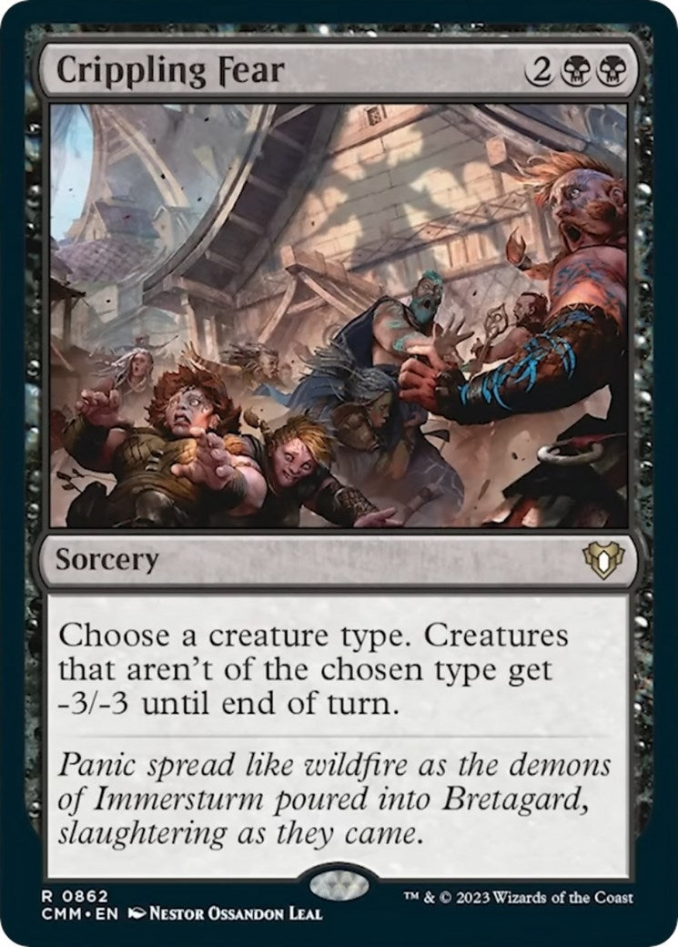 Crippling Fear (862) (Commander Masters)