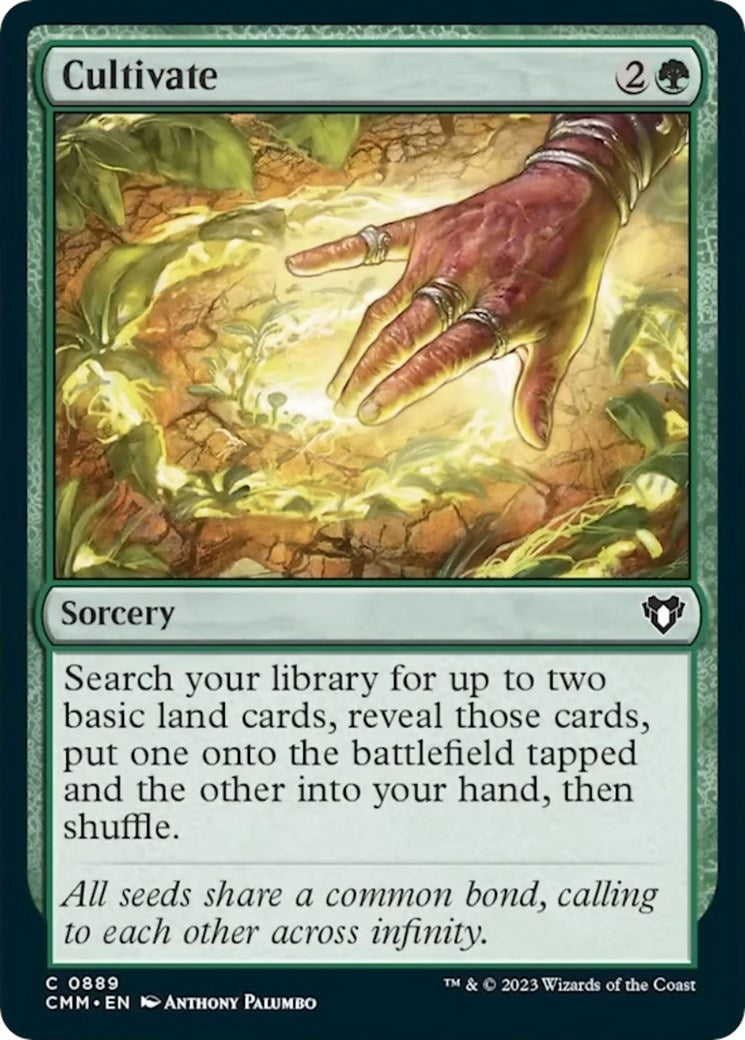 Cultivate (889) (Commander Masters)