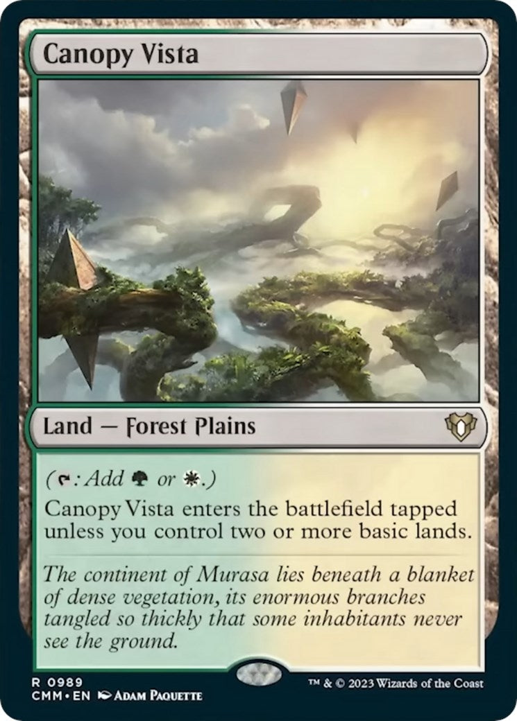 Canopy Vista (989) (Commander Masters)