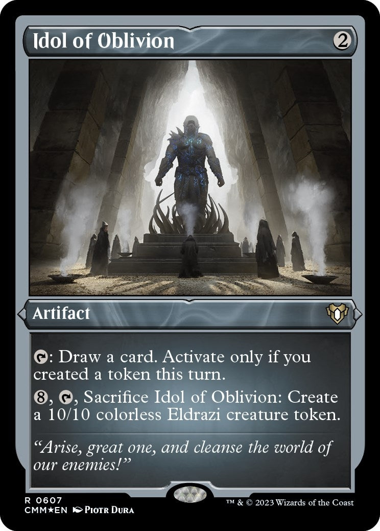 Idol of Oblivion (Foil Etched) (607) (Commander Masters)
