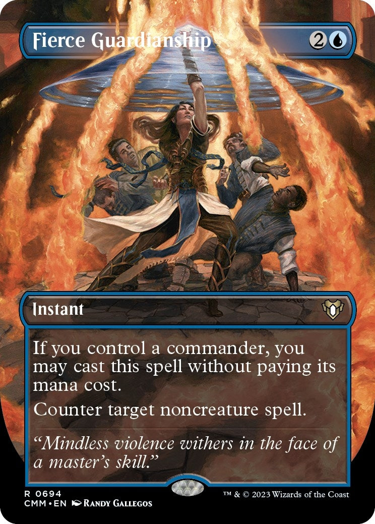 Image for Fierce Guardianship (Borderless) (694) (Commander Masters) - Magic: The Gathering