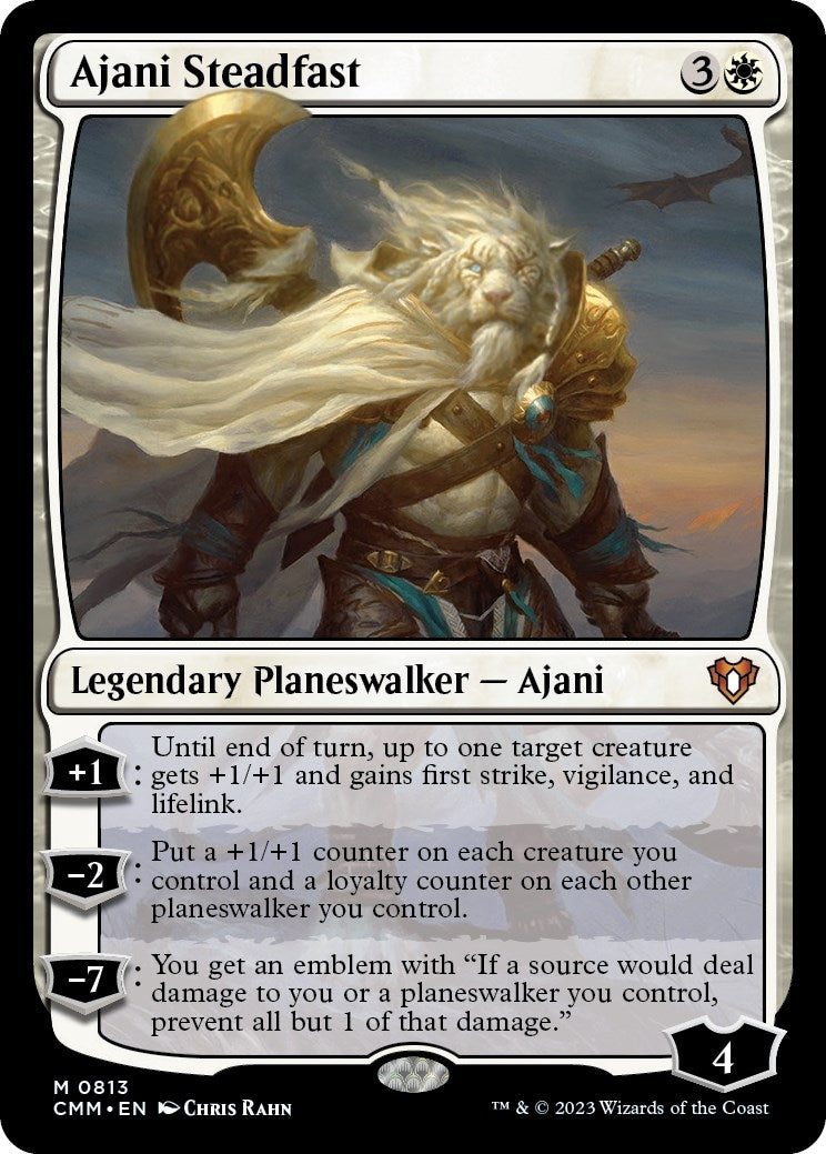 Ajani Steadfast (813) (Commander Masters)