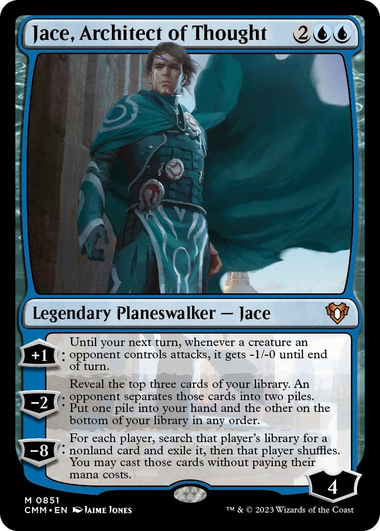 Jace, Architect of Thought (851) (Commander Masters)