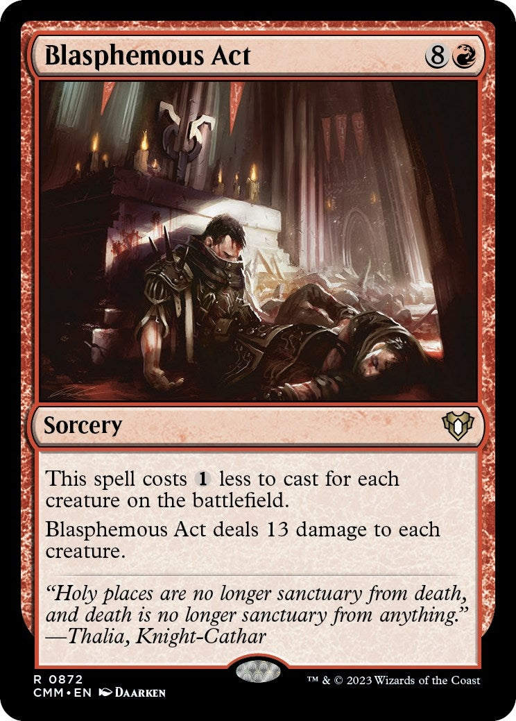 Blasphemous Act (872) (Commander Masters)