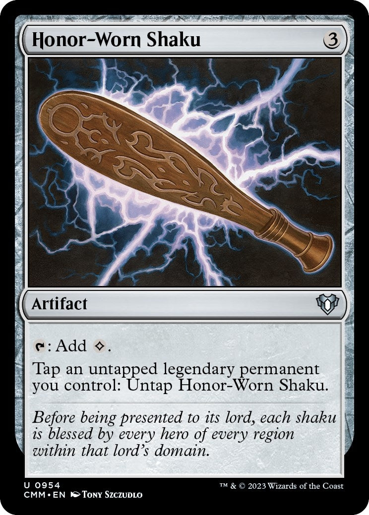 Honor-Worn Shaku (954) (Commander Masters)