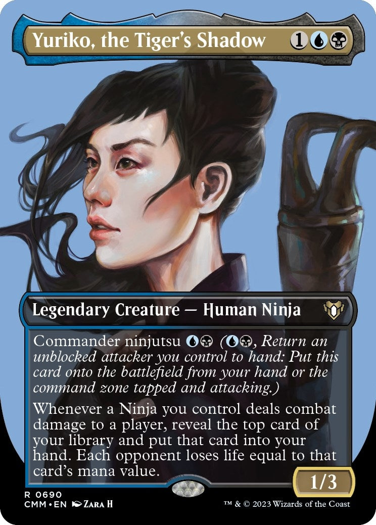 Image for Yuriko, the Tiger's Shadow (Borderless) (690) - Magic: The Gathering