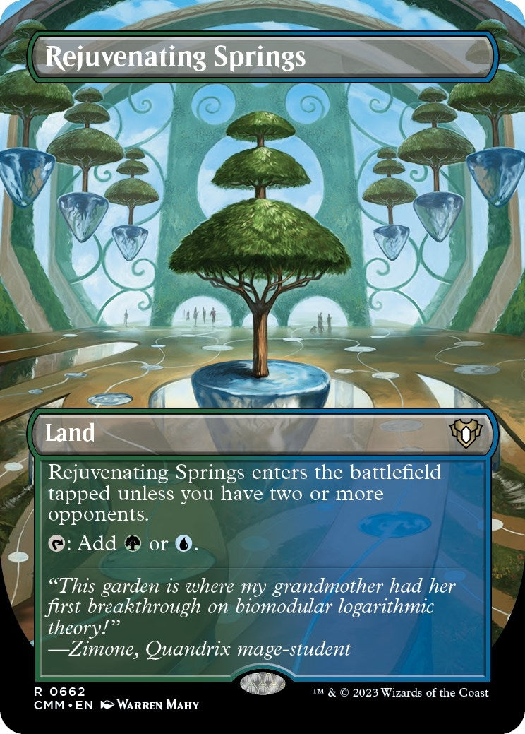 Image for Rejuvenating Springs (Borderless) (662) (Commander Masters) - Magic: The Gathering