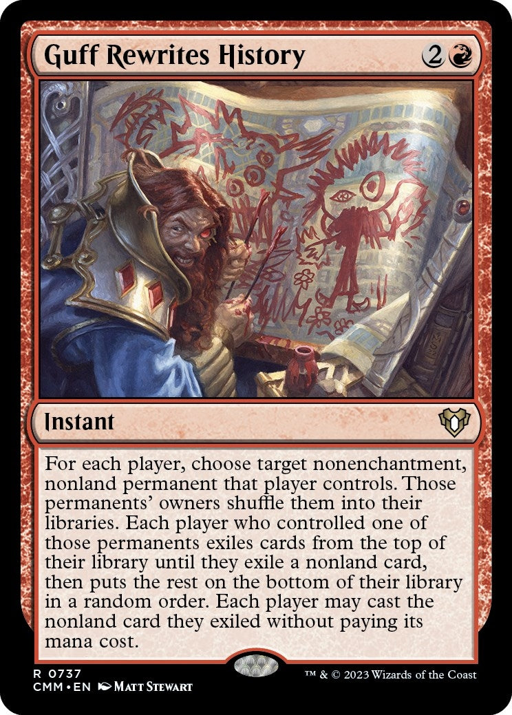 Image for Guff Rewrites History (737) (Commander Masters) - Magic: The Gathering