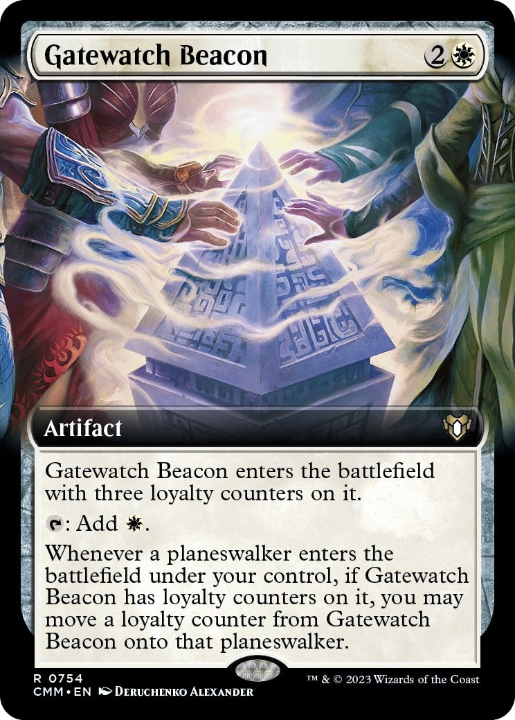 Gatewatch Beacon (Extended Art) (754) (Commander Masters)