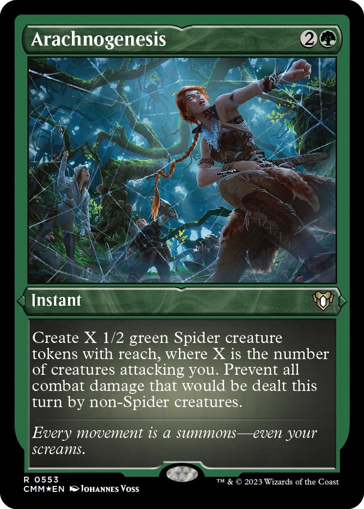 Arachnogenesis (Foil Etched) (553) (Commander Masters)