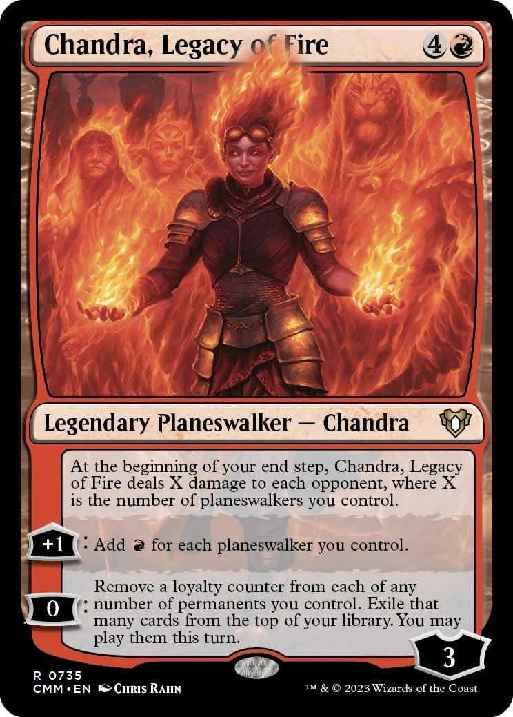 Chandra, Legacy of Fire (735) (Commander Masters)