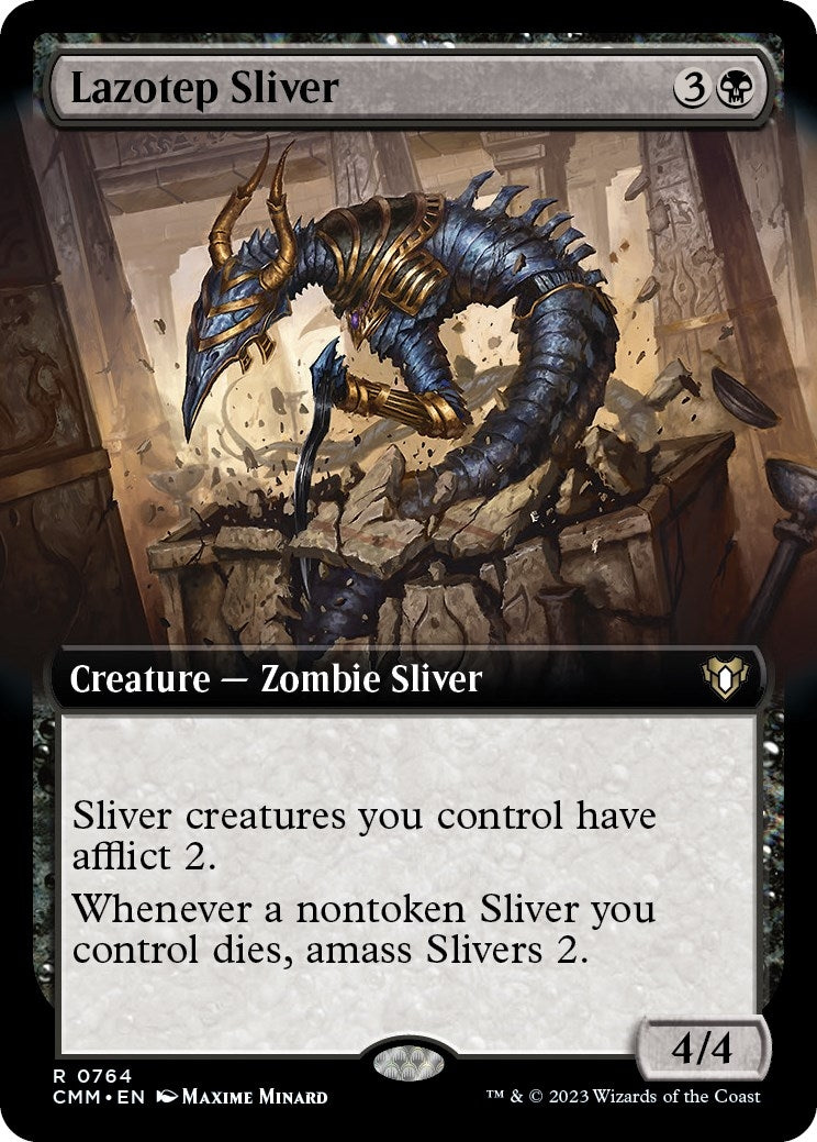 Image for Lazotep Sliver (Extended Art) (764) (Commander Masters) - Magic: The Gathering