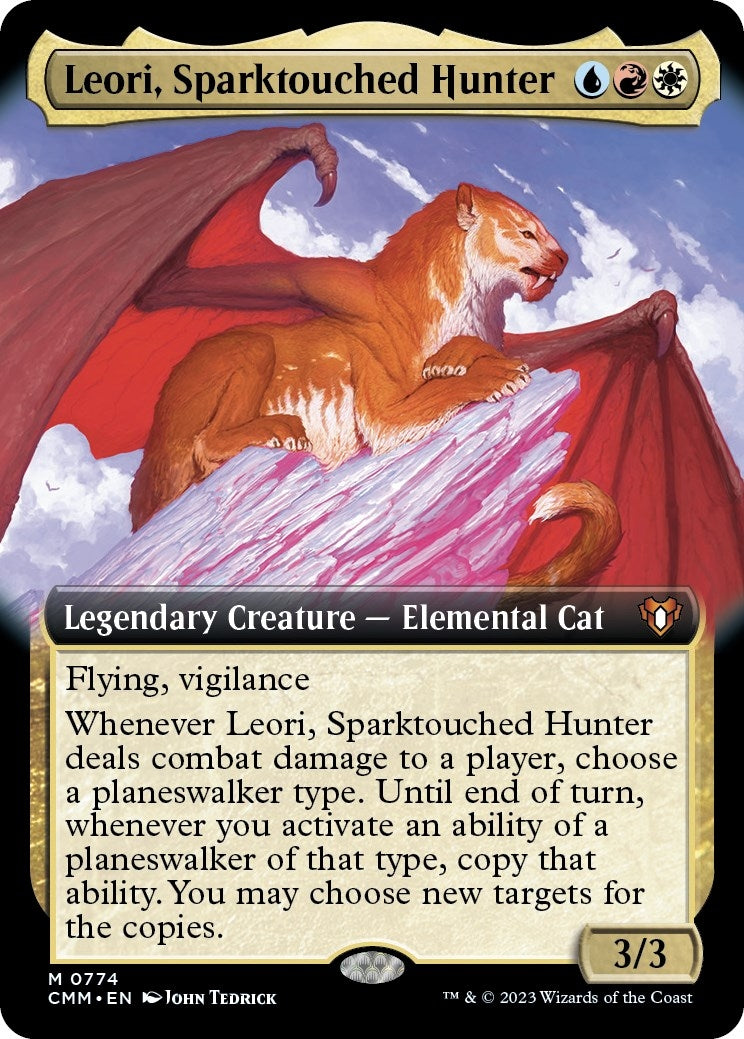 Leori, Sparktouched Hunter (Extended Art) (774) (Commander Masters)