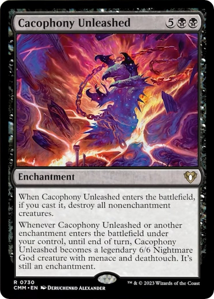 Cacophony Unleashed (730) (Commander Masters)