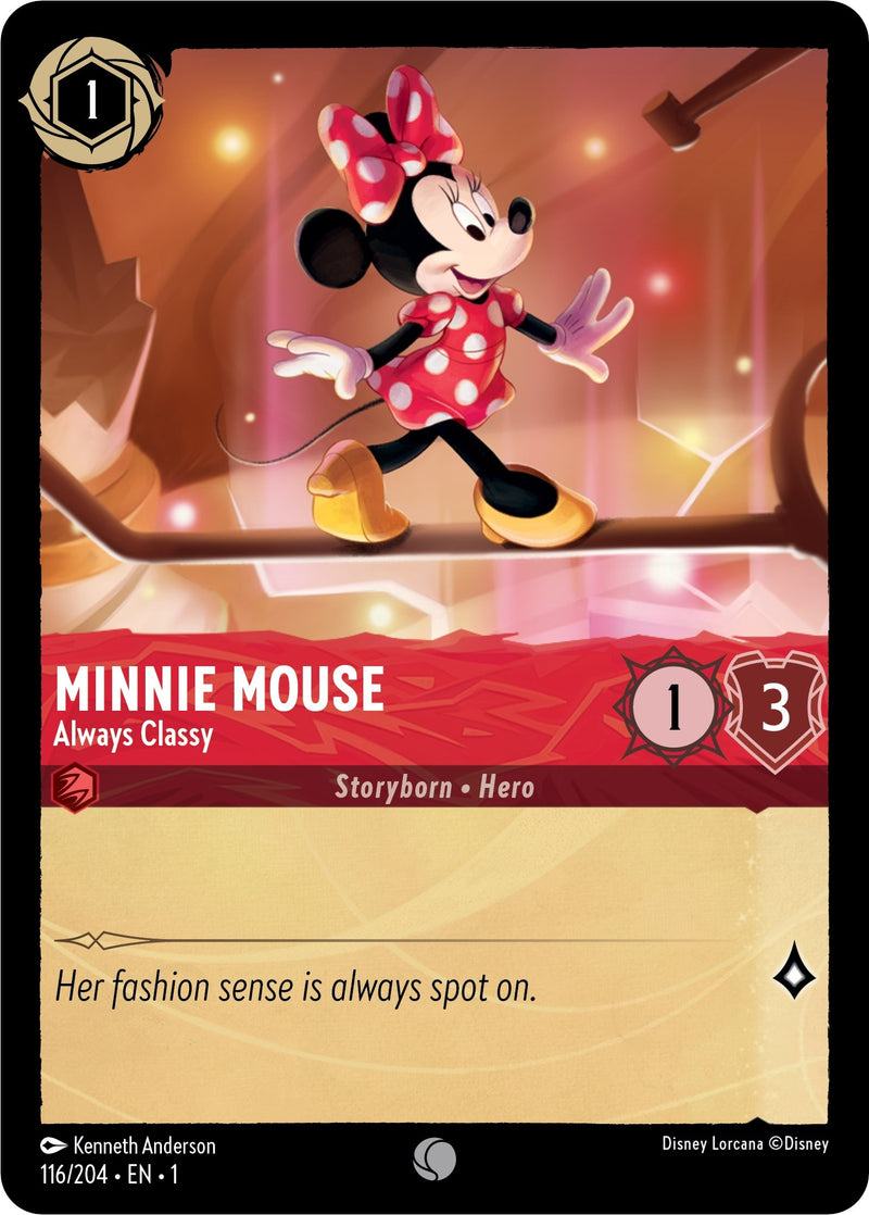 Image for Minnie Mouse - Always Classy (116/204) (The First Chapter) - Disney Lorcana