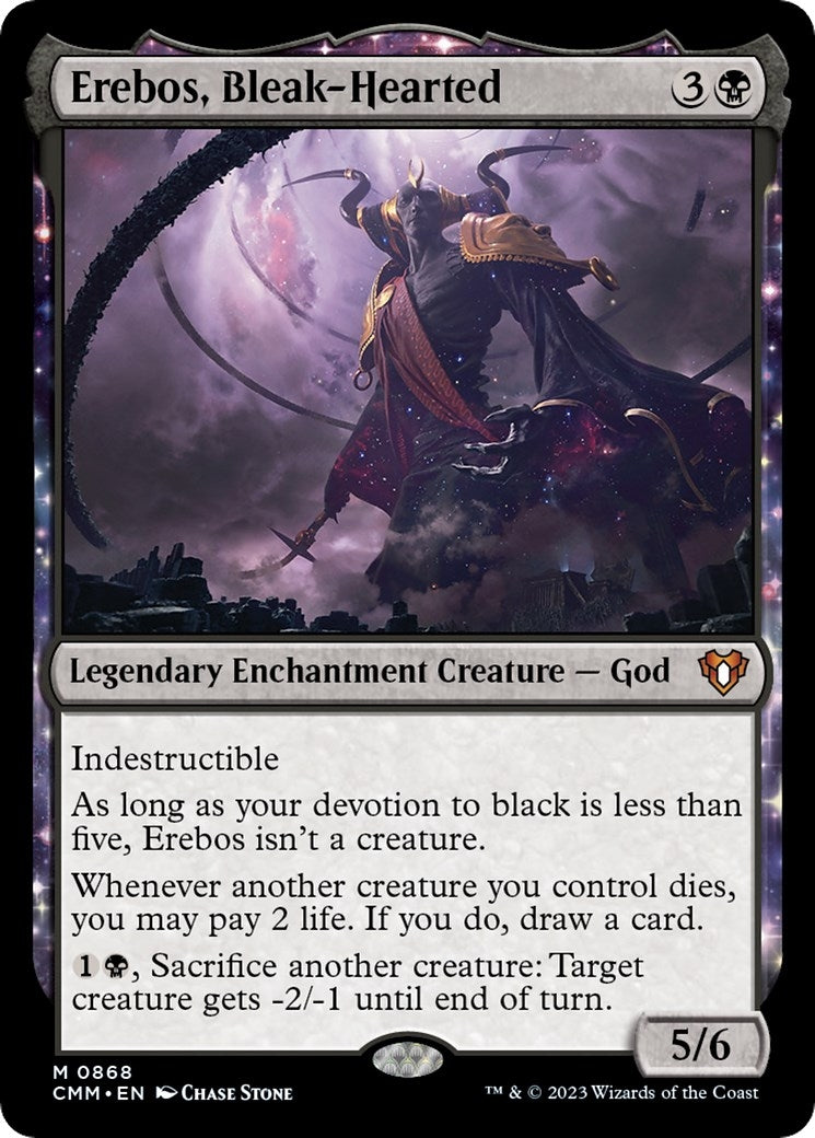 Erebos, Bleak-Hearted (868) (Commander Masters)