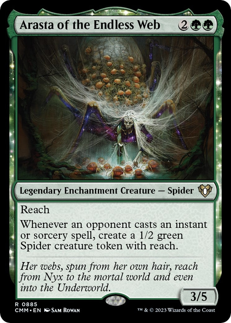 Arasta of the Endless Web (885) (Commander Masters)