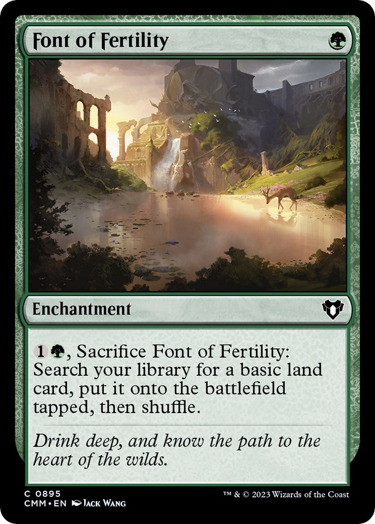 Font of Fertility (895) (Commander Masters)