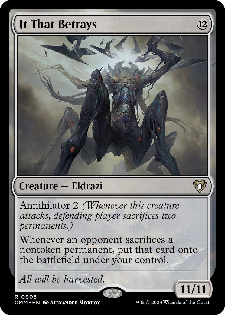 It That Betrays (805) (Commander Masters)