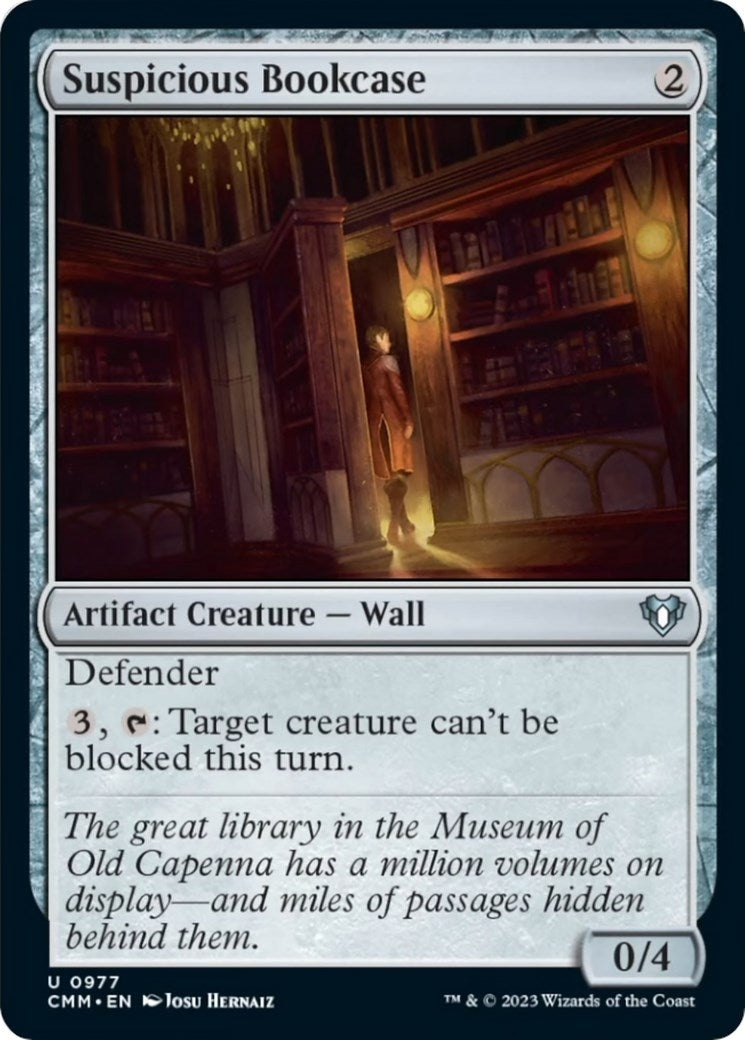Image for Suspicious Bookcase (977) (Commander Masters) - Magic: The Gathering