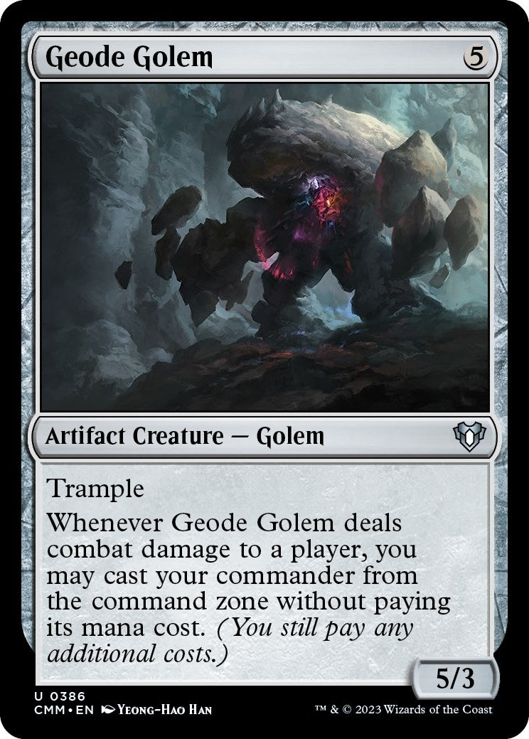 Geode Golem (386) (Commander Masters)