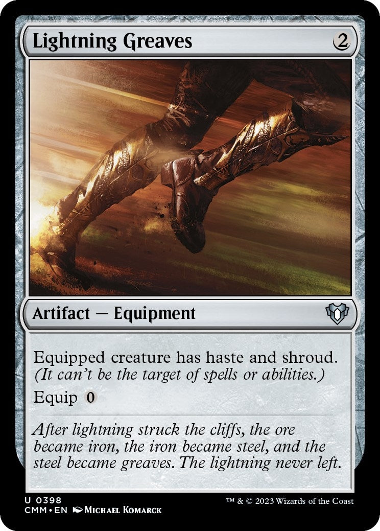 Image for Lightning Greaves (398) (Commander Masters) - Magic: The Gathering