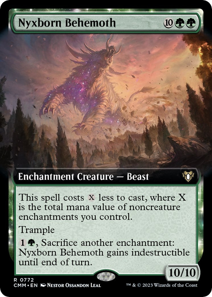 Nyxborn Behemoth (Extended Art) (772) (Commander Masters)