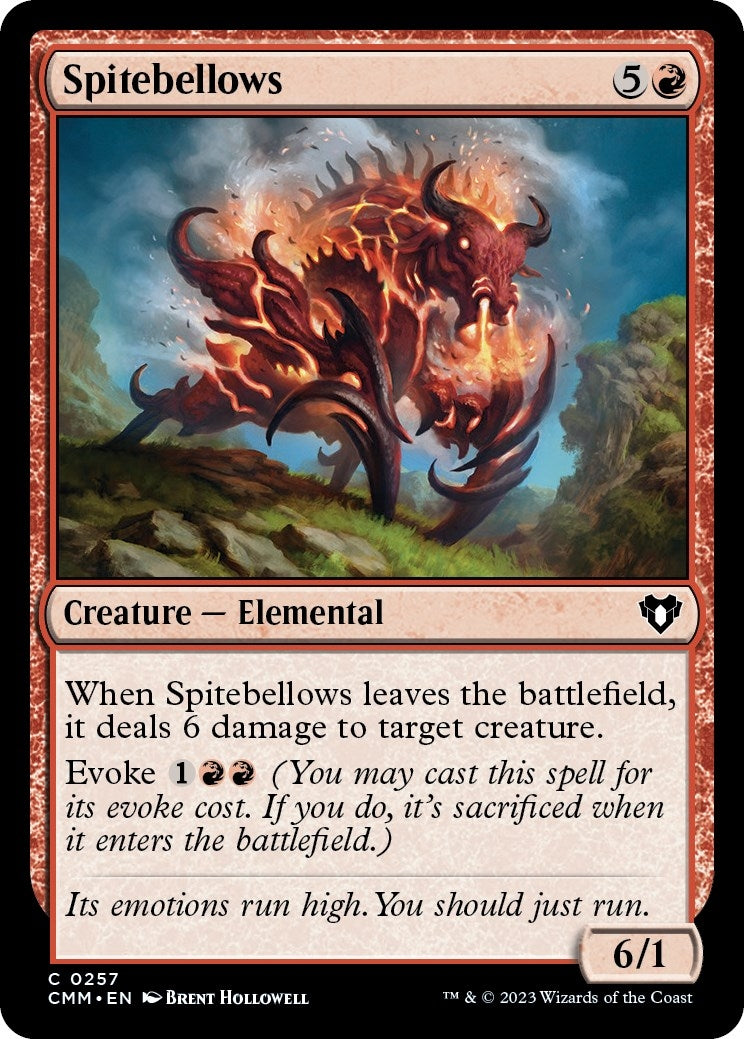 Spitebellows (257) (Commander Masters)