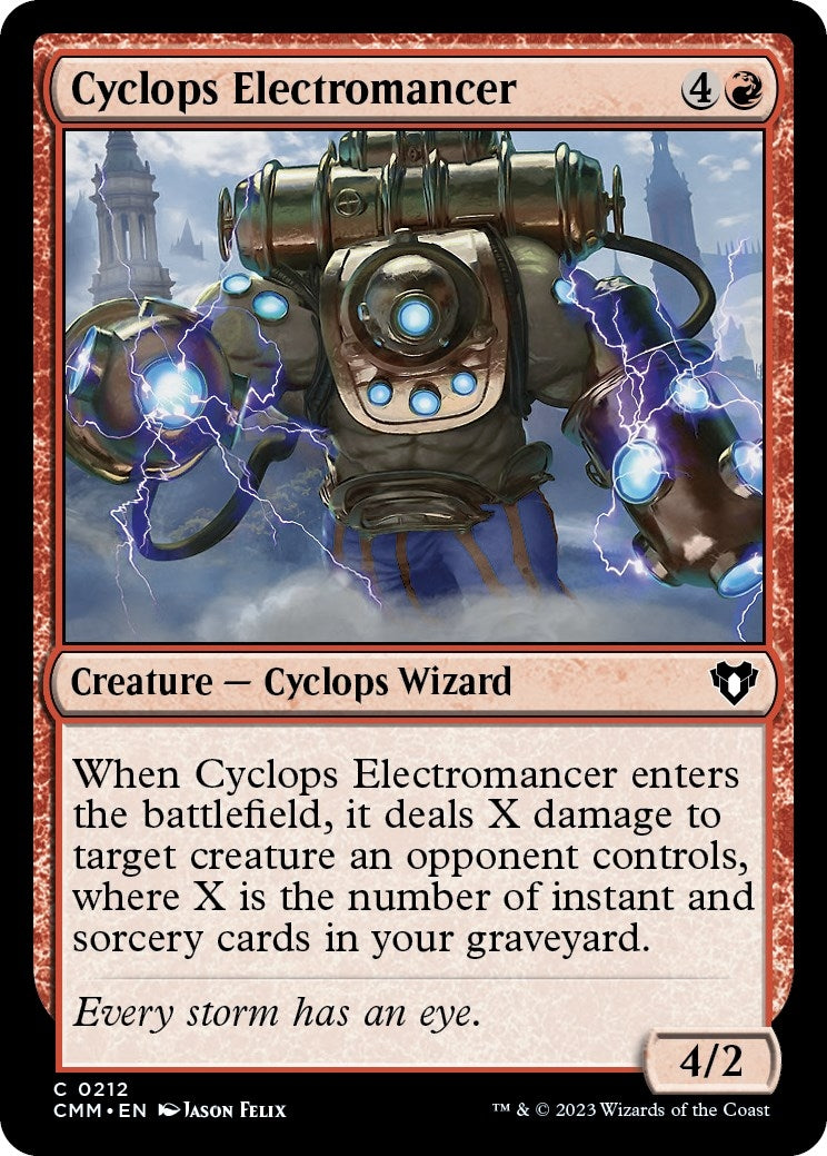 Image for Cyclops Electromancer (212) (Commander Masters) - Magic: The Gathering
