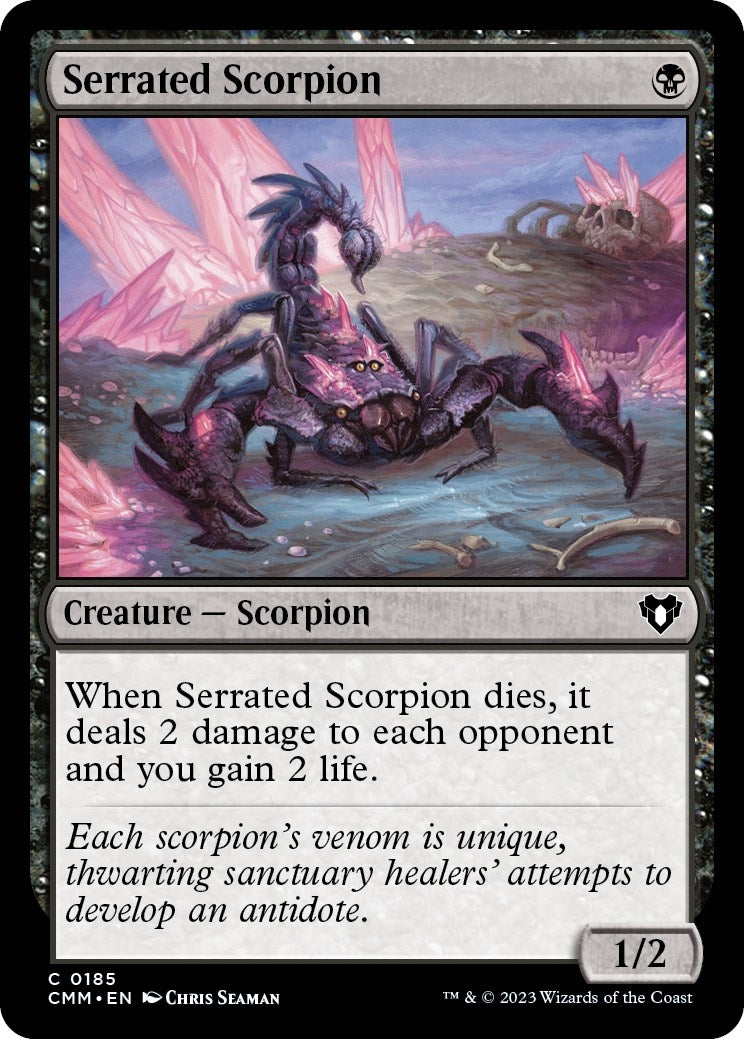 Serrated Scorpion (185) (Commander Masters)