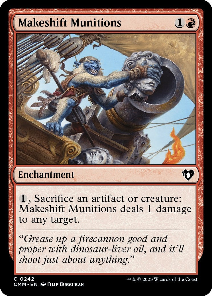 Image for Makeshift Munitions (242) (Commander Masters) - Magic: The Gathering