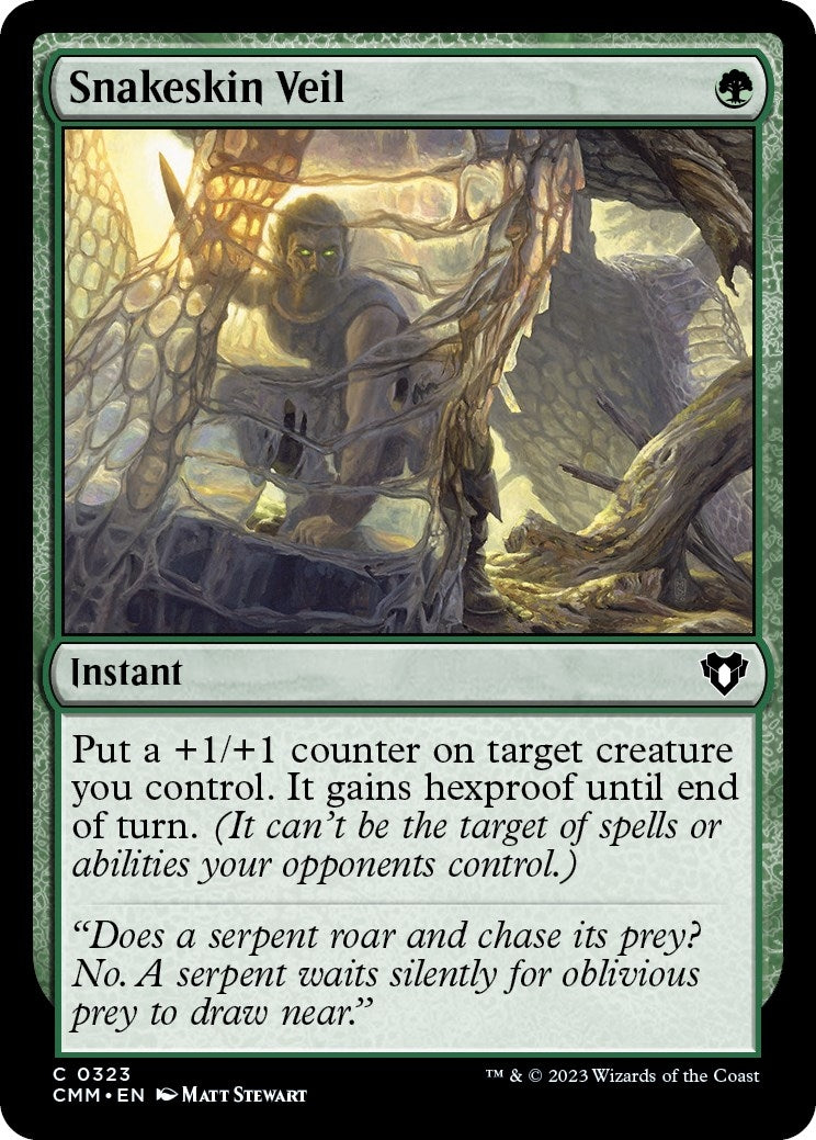Snakeskin Veil (323) (Commander Masters)