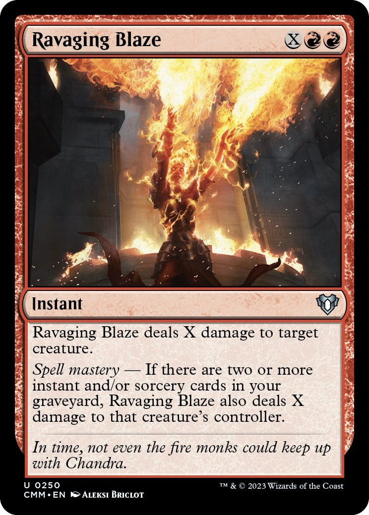 Image for Ravaging Blaze (250) (Commander Masters) - Magic: The Gathering