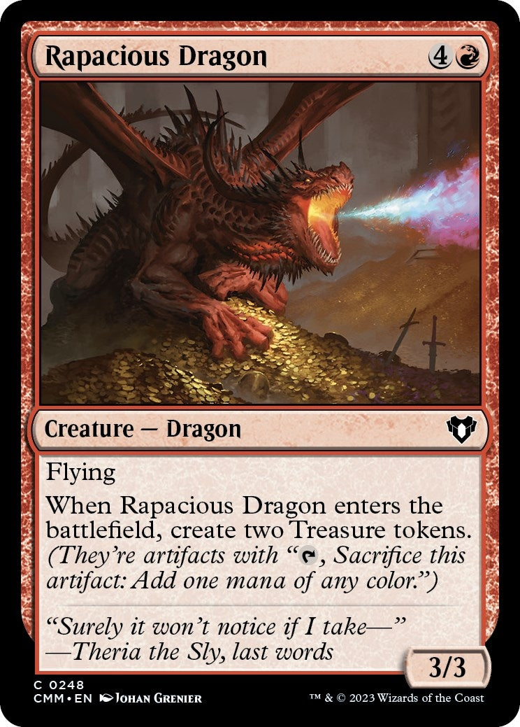 Image for Rapacious Dragon (248) (Commander Masters) - Magic: The Gathering